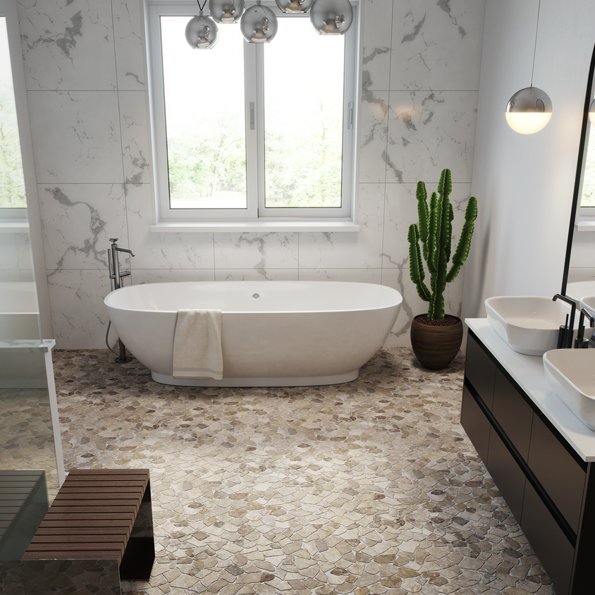 VOLCANO GREY, RANDOM TILE - Hawaii Stone