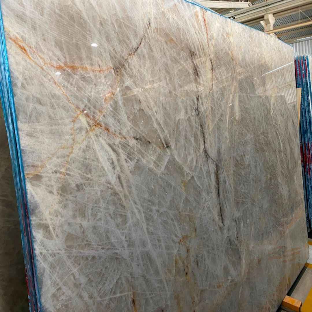 Diamond Crystal Quartzite Slab Hawaii Stone Imports